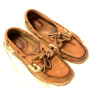 Sperry Tan Boat Shoes